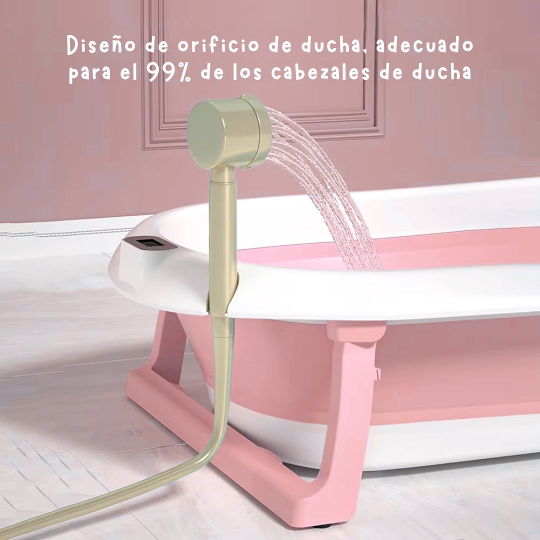 Bañera Con Soporte Y Cojin De Baño